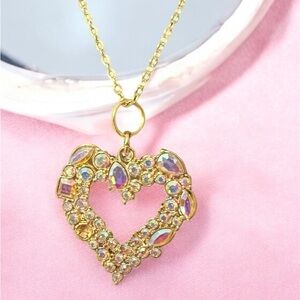Elegant Heart Pendant Necklace